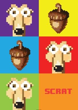 Scrat Pop Art