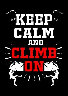 Rock Climbing Keep Calm