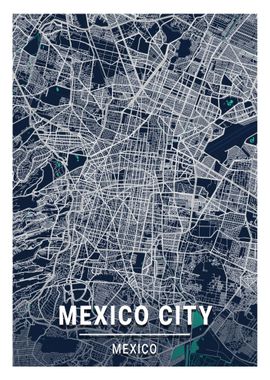 Mexico City Map 