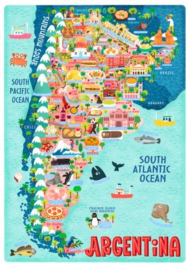 Argentina Food Map