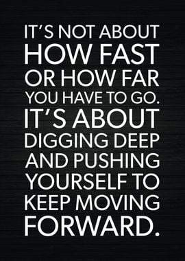 Keep Moving Forward