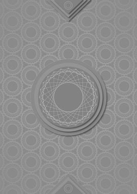 Gray Sacred Geometry Glyph