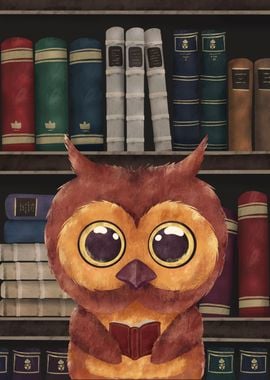 Owl Book Lover