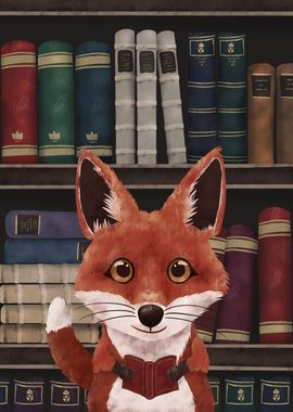 Fox Book Lover