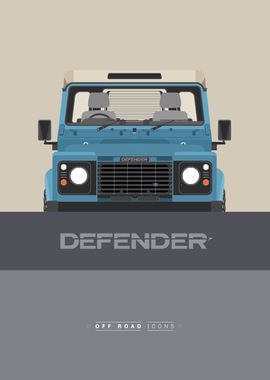 Defender blue desert