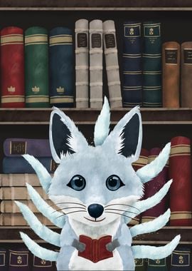 Gumiho Fox Book Lover