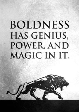 Lion Boldness