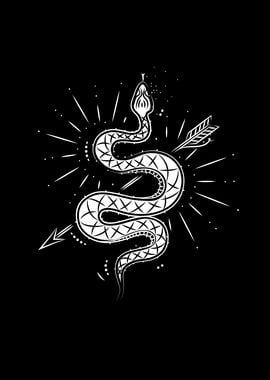 Occult Gothic Arrow Snake