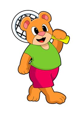 Bear Tennis racket Sports