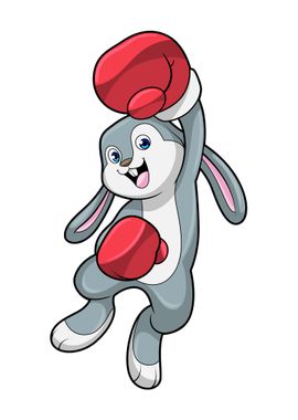 Rabbit Boxer Boxing Sports