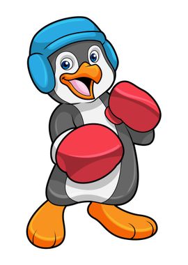 Penguin Boxer Boxing