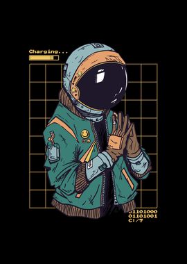 ASTRONAUT SUIT CYBER PUNK