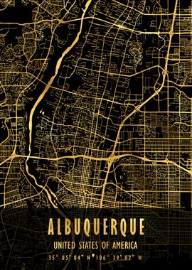 Albuquerque Map USA