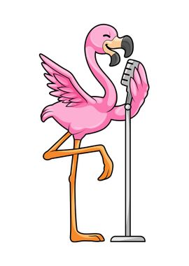 Flamingo Singing 