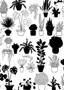 Potted Plant Pattern 9