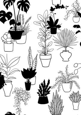 Potted Plant Pattern 11