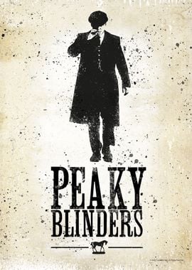 'Peaky Blinders Stencil' Poster, picture, metal print, paint by Peaky ...