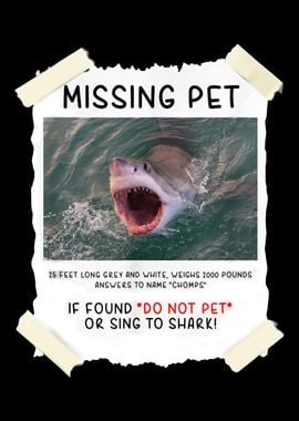 smiling shark' Poster