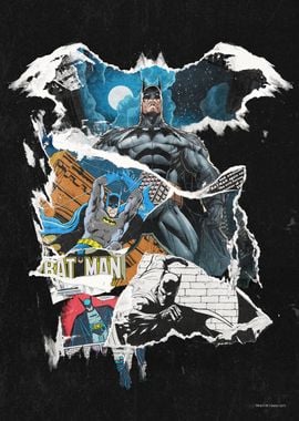 Poster Batman Style Comics