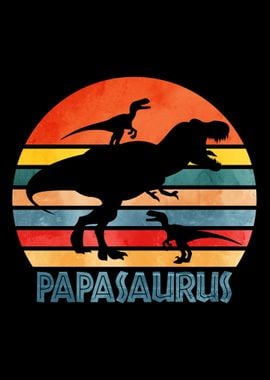 Father Dad Papasaurus