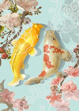 Japan koi Art