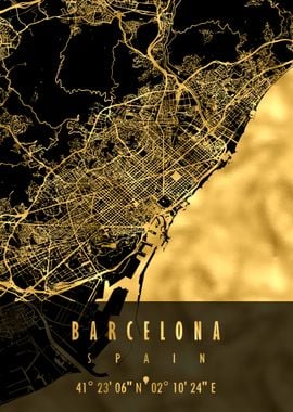 Barcelona Map Spain