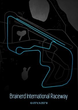 Brainerd Raceway Map