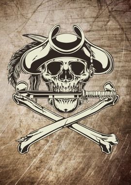 PIRATE METAL DISTRESSED