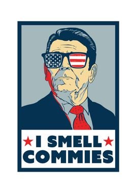 I Smell Commies Reagan