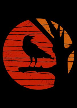 Raven Crow Silhouette