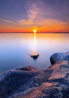 Sunset at the Sea Beach