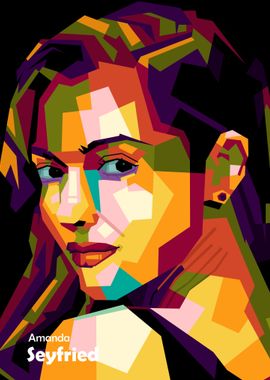 Amanda Seyfried in popart