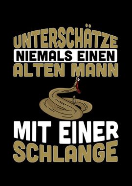 Schlange Spruch Mann