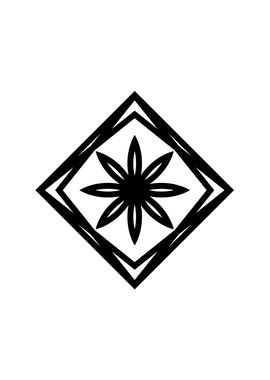 Black Sacred Geometry Rune