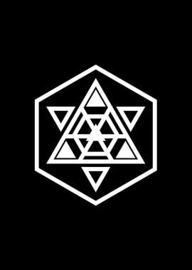 White Sacred Geometry Seal