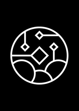 Black Sacred Geometry Rune