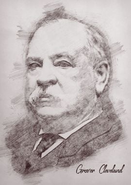 Sketch Grover Cleveland