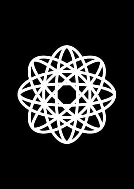 White Sacred Geometry Seal