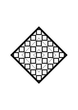 Black Sacred Geometry Rune