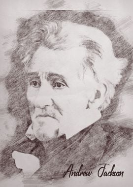 Sketch Andrew Jackson