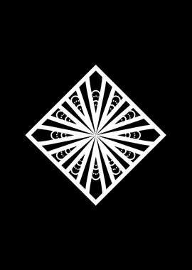 Black Sacred Geometry Rune