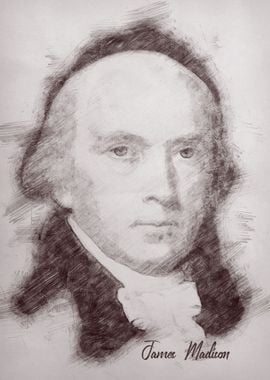 Sketch James Madison