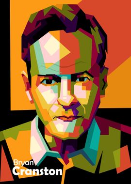 Bryan Cranston in popart