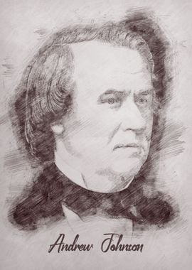 Sketch Andrew Johnson