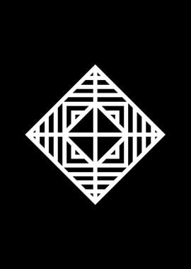 Black Sacred Geometry Rune