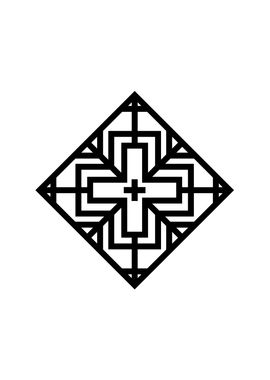 White Sacred Geometry Seal