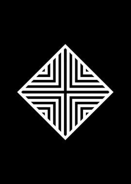 Black Sacred Geometry Rune