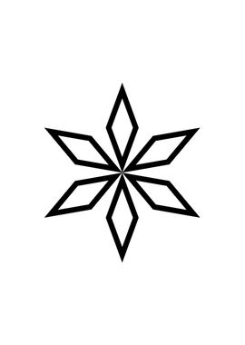 White Sacred Geometry Seal