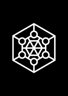 White Sacred Geometry Seal