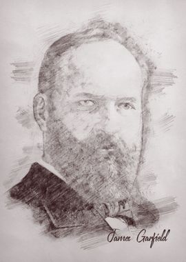 Sketch James A Garfield